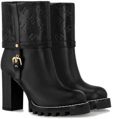 (W) Louis Vuitton Star Trail Boot ''Zwart Leren Gesp'' 1ACIAF Lookbook (W) Louis Vuitton Star Trail Boot ''Zwart Leren Gesp'' 1ACIAF
