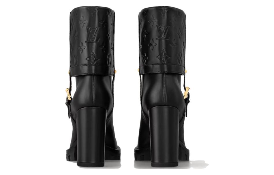 Purchase (W) Louis Vuitton Star Trail Boot ''Zwart Leren Gesp'' 1ACIAF