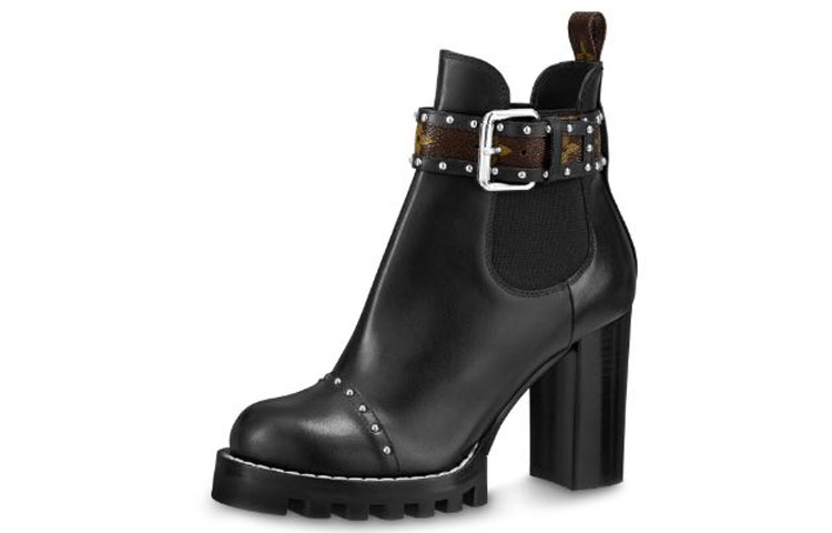 (Women) Louis Vuitton Star Trail Boot 'Black Studs' 1A4G5Y