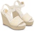 Lookbook (W) Louis Vuitton Starboard 'Beige Espadrille Wedge Sandal' Sandal Wedge Beige 1ABPGJ