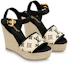 Lookbook (W) Louis Vuitton Starboard 'Cuña Beige Peep-Toe' 1ABT1K