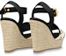 Shop (W) Louis Vuitton Starboard 'Cuña Beige Peep-Toe' 1ABT1K