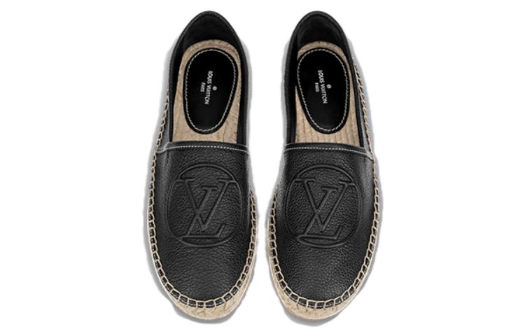 Purchase (W) 路易威登 Starboard 黑色渔夫鞋 1A86QR