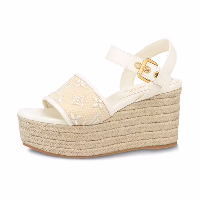 (W) LV Starboard Espadrille 'Beige'