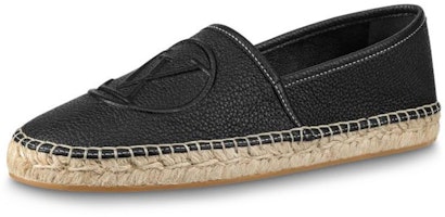 (Women) Louis Vuitton Starboard Espadrille 'Black Calf Leather' 1A86QM (Women) Louis Vuitton Starboard Espadrille 'Black Calf Leather' 1A86QM