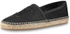 (W) Louis Vuitton Starboard Espadrille 'Kulit Lembu Hitam'. 1A86QM