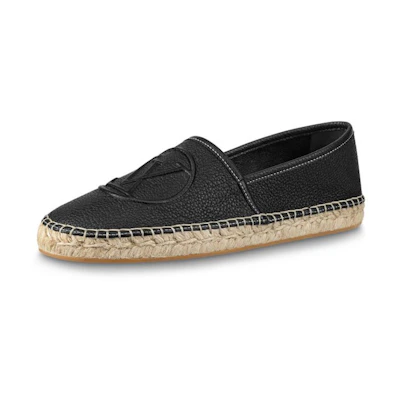(W) LV Starboard Espadrille 'Black Calf Leather'
