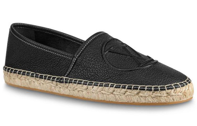 Order (W) Louis Vuitton Starboard Espadrilles ''Pelle di Vitello Nera'' 1A86QM