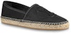 (W) Louis Vuitton Starboard Espadrille 'Kulit Lembu Hitam'. 1A86QM