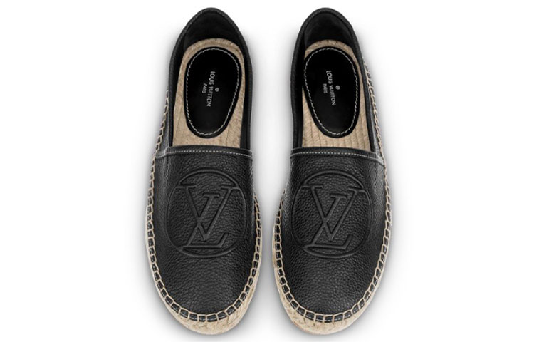 Purchase (W) Louis Vuitton Starboard Espadrilles ''Pelle di Vitello Nera'' 1A86QM