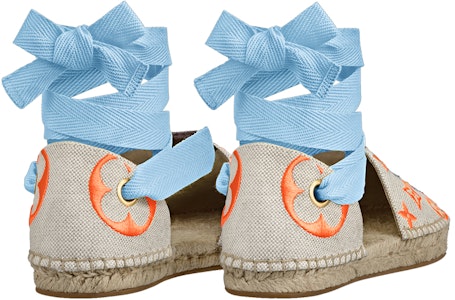 (W) 路易威登星船帆布平底船鞋'蓝色' 1A8GBN Purchase (W) 路易威登星船帆布平底船鞋'蓝色' 1A8GBN