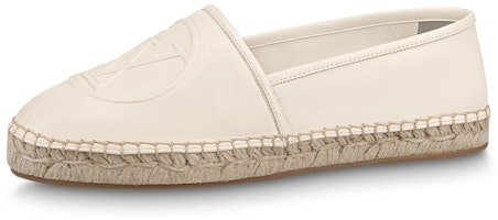 (Women) Louis Vuitton Starboard Flat Espadrille Shoes 'Beige with Logo' 1ABVM6 (Women) Louis Vuitton Starboard Flat Espadrille Shoes 'Beige with Logo' 1ABVM6