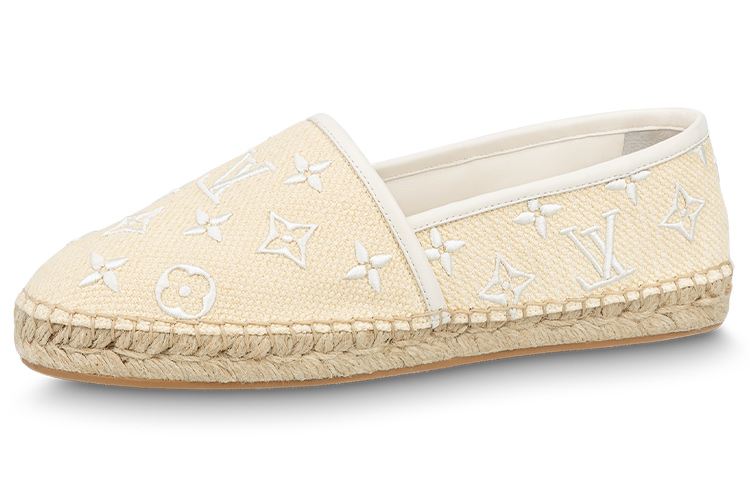 (Women) Louis Vuitton Starboard Flat Espadrille Shoes 'Baby Yellow' 1ABTXK