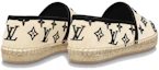 Purchase (W) Kasut Louis Vuitton Starboard Flat Espadrille 'Beige Hitam Monogram' 1ABTZC