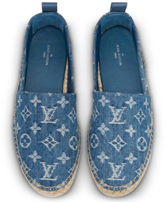 路易威登 Starboard Monogram 丹寧布 女款 漁夫鞋 海軍藍 Purchase 路易威登 Starboard Monogram 丹寧布 女款 漁夫鞋 海軍藍