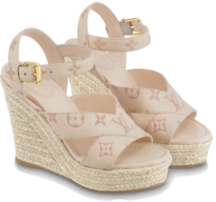 LOUIS VUITTON Starboard 皮革 百搭舒適 一字帶涼鞋 女款 淺粉色 Shop LOUIS VUITTON Starboard 皮革 百搭舒適 一字帶涼鞋 女款 淺粉色