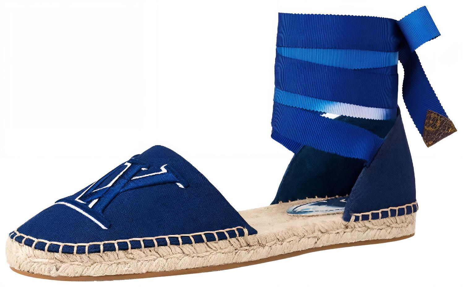 (Women) Louis Vuitton Starboard Sandals 'Blue' 1A7TQV