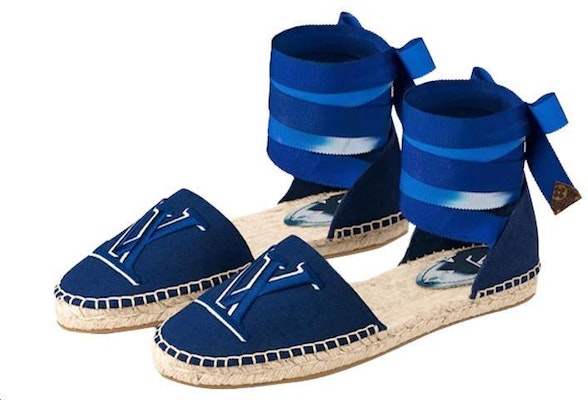 (Women) Louis Vuitton Starboard Sandals 'Blue' 1A7TQV Lookbook (Women) Louis Vuitton Starboard Sandals 'Blue' 1A7TQV