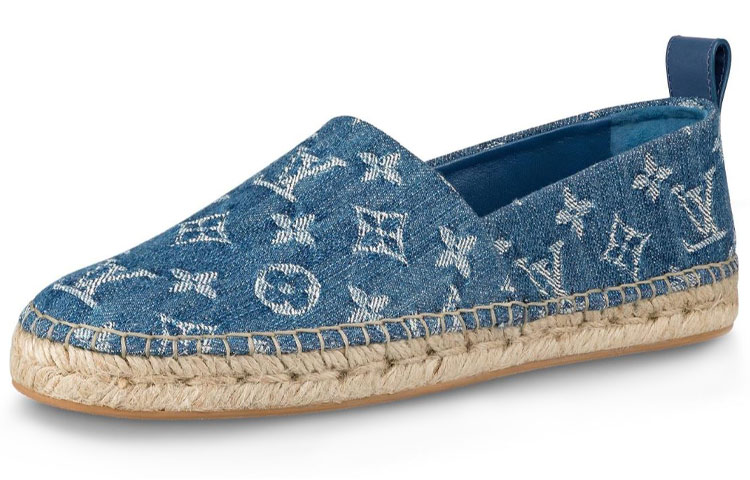 (Women) Louis Vuitton Starboard Shoes 'Denim Monogram' 1A7RIA