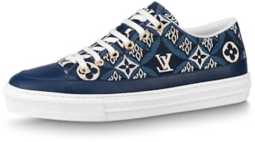 (Women) Louis Vuitton Stellar Sneakers 'Blue Monogram' 1A8GRN (Women) Louis Vuitton Stellar Sneakers 'Blue Monogram' 1A8GRN