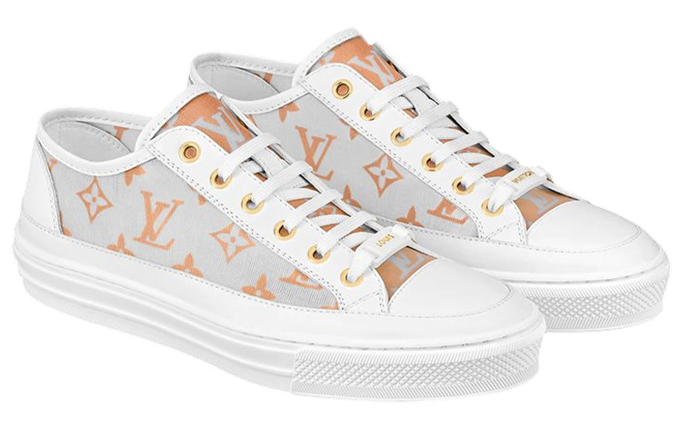 Order (W) Louis Vuitton Stellar ''Geprinte Fashion Sneaker Wit Oranje'' 1A8NLX