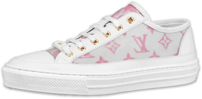 (Women) Louis Vuitton Stellar Sneakers 'White Grey Pink' 1A8NLD Buy (Women) Louis Vuitton Stellar Sneakers 'White Grey Pink' 1A8NLD