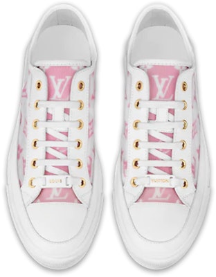 (W) Louis Vuitton Stellar Sneakers 'Putih Kelabu Merah Jambu' 1A8NLD Shop (W) Louis Vuitton Stellar Sneakers 'Putih Kelabu Merah Jambu' 1A8NLD