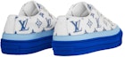 Shop Louis Vuitton 路易威登 Stellar 休閒布鞋 女款 白藍
