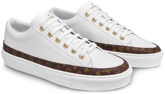 (W) Sepatu Olahraga Louis Vuitton LV Stellar Kulit Putih 1A67Q8 Lookbook (W) Sepatu Olahraga Louis Vuitton LV Stellar Kulit Putih 1A67Q8