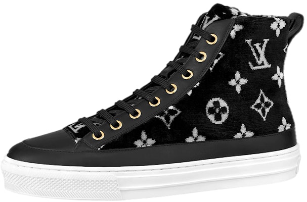 (Women) Louis Vuitton Stellar Ankle Sneakers 'Black White Monogram' 1A95NB Buy (Women) Louis Vuitton Stellar Ankle Sneakers 'Black White Monogram' 1A95NB