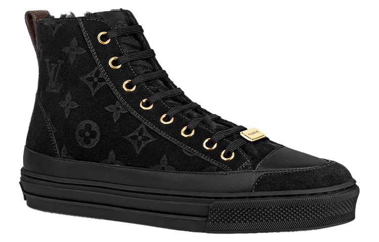 Order (W) Louis Vuitton Stellar Ankle Sneakers 'Hitam Monogram' 1A95VN