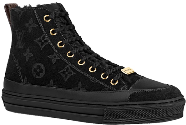 (Women) Louis Vuitton Stellar Ankle Sneakers 'Black Monogram' 1A95VN Order (Women) Louis Vuitton Stellar Ankle Sneakers 'Black Monogram' 1A95VN