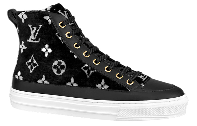 Order (W) Louis Vuitton Stellar Ankle Sneakers 'Hitam Putih Monogram' 1A95NB