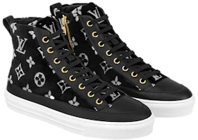 Lookbook (W) Louis Vuitton Stellar Zapatillas Tobilleras 'Negro Blanco Monograma' 1A95NB