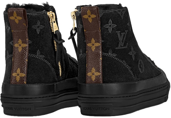 (Women) Louis Vuitton Stellar Ankle Sneakers 'Black Monogram' 1A95VN Shop (Women) Louis Vuitton Stellar Ankle Sneakers 'Black Monogram' 1A95VN