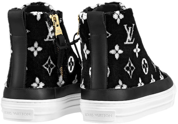 (Women) Louis Vuitton Stellar Ankle Sneakers 'Black White Monogram' 1A95NB Shop (Women) Louis Vuitton Stellar Ankle Sneakers 'Black White Monogram' 1A95NB