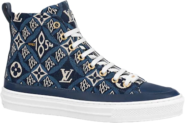 (Women) Louis Vuitton Stellar Ankle Sneakers 'Blue' 1A8O1C Order (Women) Louis Vuitton Stellar Ankle Sneakers 'Blue' 1A8O1C