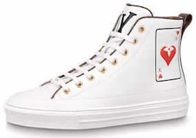 (Women) Louis Vuitton Stellar Ankle Sneakers 'White Poker with Back Monogram' 1A8MR6 (Women) Louis Vuitton Stellar Ankle Sneakers 'White Poker with Back Monogram' 1A8MR6