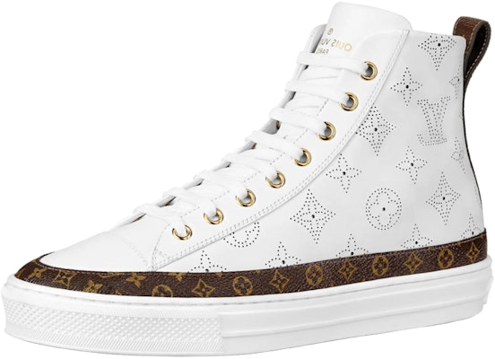 (Women) Louis Vuitton Stellar Ankle Sneakers 'White Black Sketch Monogram' 1A87TY Buy (Women) Louis Vuitton Stellar Ankle Sneakers 'White Black Sketch Monogram' 1A87TY