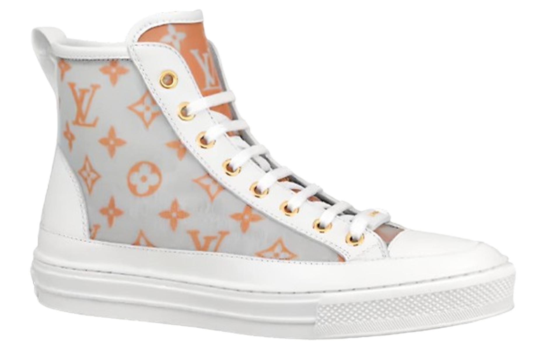 Order (W) Louis Vuitton Stellar Ankle Sneakers 'Putih Kelabu Jingga' 1A8NK5