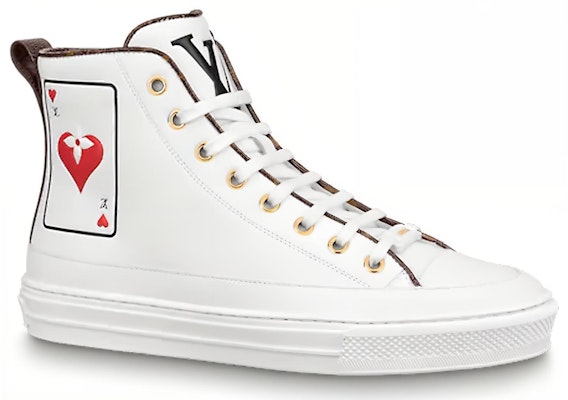 (Women) Louis Vuitton Stellar Ankle Sneakers 'White Poker with Back Monogram' 1A8MR6 Order (Women) Louis Vuitton Stellar Ankle Sneakers 'White Poker with Back Monogram' 1A8MR6