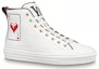Order (Women) Louis Vuitton Stellar Ankle Sneakers 'White Poker with Back Monogram' 1A8MR6