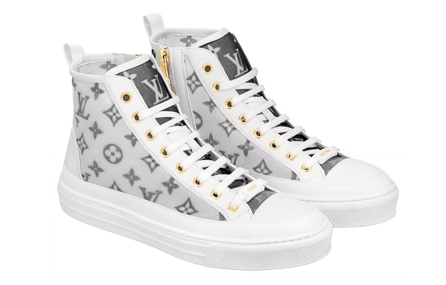 Lookbook (W) Louis Vuitton Stellar Baskets Montantes ''Blanc Gris'' 1A8NKX