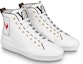 Lookbook (Women) Louis Vuitton Stellar Ankle Sneakers 'White Poker with Back Monogram' 1A8MR6