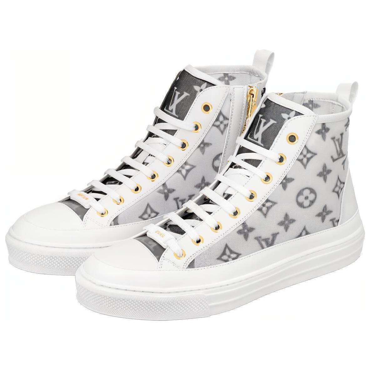 Shop (W) Louis Vuitton Stellar Baskets Montantes ''Blanc Gris'' 1A8NKX