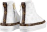 Shop (W) Louis Vuitton Stellar Ankle Sneakers 'Putih Hitam Sketch Monogram' 1A87TY