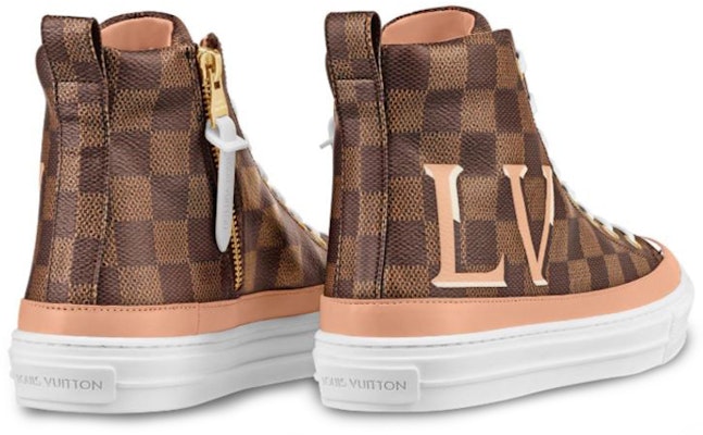 (W) Sepatu Olahraga Tinggi Louis Vuitton LV Stellar Damier Coklat 1A5NAD Shop (W) Sepatu Olahraga Tinggi Louis Vuitton LV Stellar Damier Coklat 1A5NAD