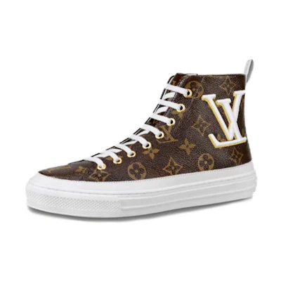 (W) LV Stellar High-Top 'Brown Canvas'