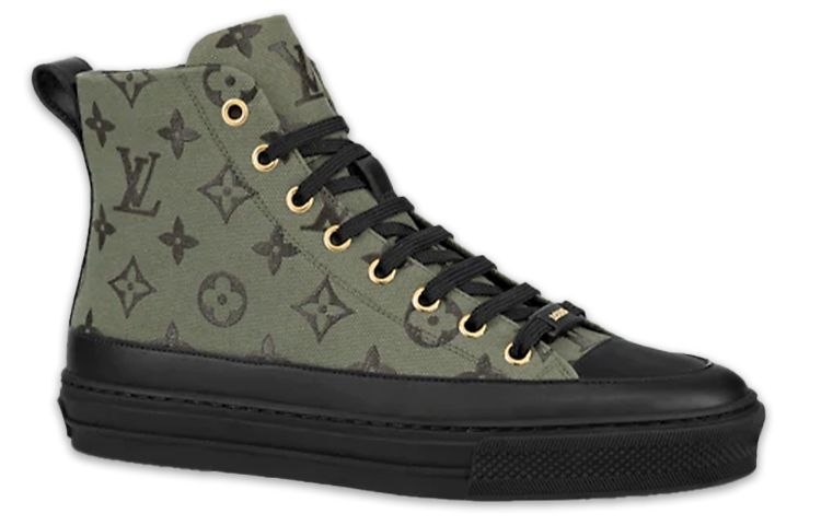 Order (W) Louis Vuitton Stellar High-Top ''Tela Verde Stampata'' 1A8NAX