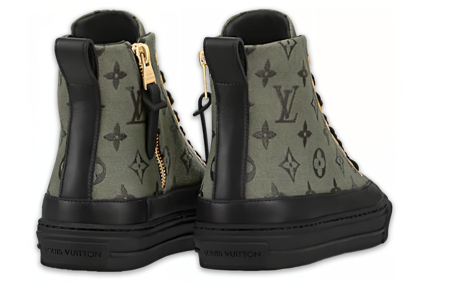 Shop (W) Louis Vuitton Stellar High-Top ''Tela Verde Stampata'' 1A8NAX